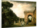 The Gardens of the Villa Ludovisi, Rome, 1749 by Claude Joseph Vernet