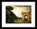 The Gardens of the Villa Ludovisi, Rome, 1749 by Claude Joseph Vernet
