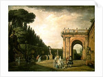 The Gardens of the Villa Ludovisi, Rome, 1749 by Claude Joseph Vernet