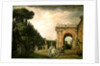 The Gardens of the Villa Ludovisi, Rome, 1749 by Claude Joseph Vernet