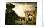 The Gardens of the Villa Ludovisi, Rome, 1749 by Claude Joseph Vernet