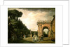 The Gardens of the Villa Ludovisi, Rome, 1749 by Claude Joseph Vernet