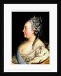 Portrait of Elizabeth Petrovna Empress of Russia, c.1768 by Heinrich Buchholz