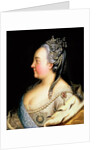 Portrait of Elizabeth Petrovna Empress of Russia, c.1768 by Heinrich Buchholz