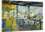 A Cafe in Gursuph, 1914 by Konstantin Alekseevich Korovin