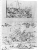 Two sketches for The Raft of the Medusa, c.1819 by Theodore Gericault