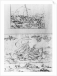 Two sketches for The Raft of the Medusa, c.1819 by Theodore Gericault