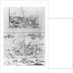 Two sketches for The Raft of the Medusa, c.1819 by Theodore Gericault