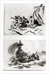 Two sketches for The Raft of the Medusa, c.1819 by Theodore Gericault