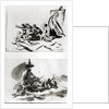 Two sketches for The Raft of the Medusa, c.1819 by Theodore Gericault