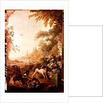 Two Rabbits, a Magpie and a Dog by Jean-Baptiste Huet