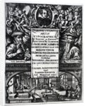 Frontispiece to 'On the Origin and History of Typography' by Bernardus Mallinckrodt, 1634 by German School
