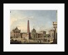 View of the Old Market and the Front Gate of the Schloss Sanssouci, 1773 by Johann Friedrich Meyer
