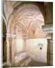 View of the Carolingian frescoes in the inner crypt, c.858 by French School