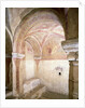 View of the Carolingian frescoes in the inner crypt, c.858 by French School