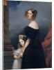 Portrait of Anne-Louise Alix de Montmorency, with her daughter, c.1840 by Claude-Marie Dubufe