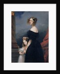 Portrait of Anne-Louise Alix de Montmorency, with her daughter, c.1840 by Claude-Marie Dubufe