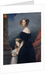 Portrait of Anne-Louise Alix de Montmorency, with her daughter, c.1840 by Claude-Marie Dubufe