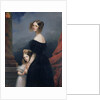 Portrait of Anne-Louise Alix de Montmorency, with her daughter, c.1840 by Claude-Marie Dubufe