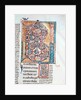 Ms 19 fd2 Historiated initial 'B' depicting King David by French School