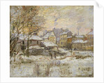 Snow effect with setting sun, 1875 by Claude Monet