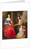 Francoise Louise Duchess of La Valliere with her Children as Angels, 17th century by Peter Lely