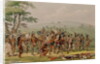 Mandan Archery Contest, c.1832 by George Catlin