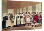 Meeting between Louis XIII and Marie-Louise Motier de la Fayette at l'Hotel-Dieu, Paris by Hippolyte Lecomte