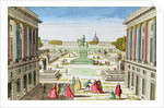 Perspective View of Place Louis XV from Porte Saint-Honore by French School