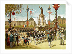 March-Past in the Place de la Republique, 14th July 1880 by French School