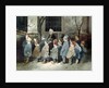 Schoolboys in the Playground by Henri Bonaventure Monnier