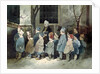 Schoolboys in the Playground by Henri Bonaventure Monnier