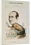 Caricature of Baron Georges Eugene Haussmann as a Beaver by French School