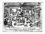 St. Eligius as a goldsmith in his workshop, c.1450 by Master of the Gardens of Love