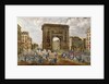 Procession of Pope Pius VII in Paris, 28th November 1804 by French School