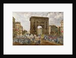 Procession of Pope Pius VII in Paris, 28th November 1804 by French School