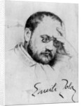 Portrait of Emile Zola by French School