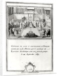 Coronation of Francis II, 21st September 1559 in Reims by the archbishop Cardinal de Lorraine by French School