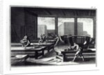 Joiner's workshop, making coaches and sedan chairs by French School