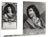 Two portraits of Savinien Cyrano de Bergerac, on the right after Zacharie Heince by French School