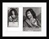 Two portraits of Savinien Cyrano de Bergerac, on the right after Zacharie Heince by French School