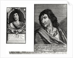 Two portraits of Savinien Cyrano de Bergerac, on the right after Zacharie Heince by French School