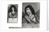 Two portraits of Savinien Cyrano de Bergerac, on the right after Zacharie Heince by French School