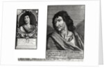 Two portraits of Savinien Cyrano de Bergerac, on the right after Zacharie Heince by French School