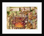 Scene of cannibalism by Theodor de Bry
