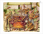 Scene of cannibalism by Theodor de Bry