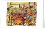 Scene of cannibalism by Theodor de Bry