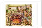 Scene of cannibalism by Theodor de Bry