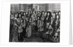 Marriage of Louis de France, duke of Bourgogne with Marie Adelaide de Savoie in the Royal Chapel of Versailles, December 1694, in the presence of the King Louis XIV by French School