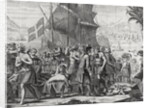 Trade between Mexican Indians and the French at the Port of Mississippi by French School